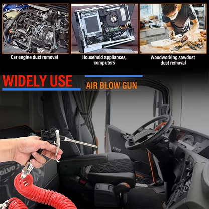 Pneumatic Air Blow Gun Kit – High-Pressure Dust Cleaning