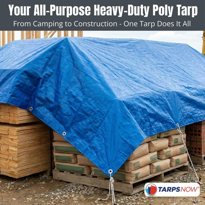 Heavy-Duty 950 GSM PVC Coated Tarpaulin Roll – Waterproof Cover for Trucks, Trailers & Industrial Use